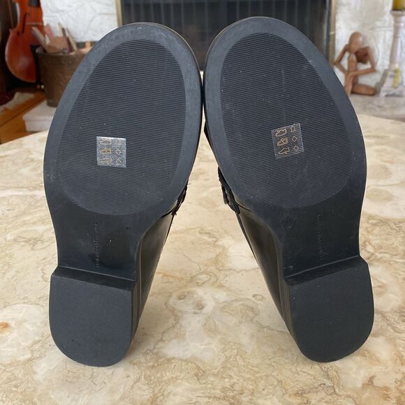 NWOT Design Concepts Studio Patent Leather Studded Loafers - Picture 12 of 14